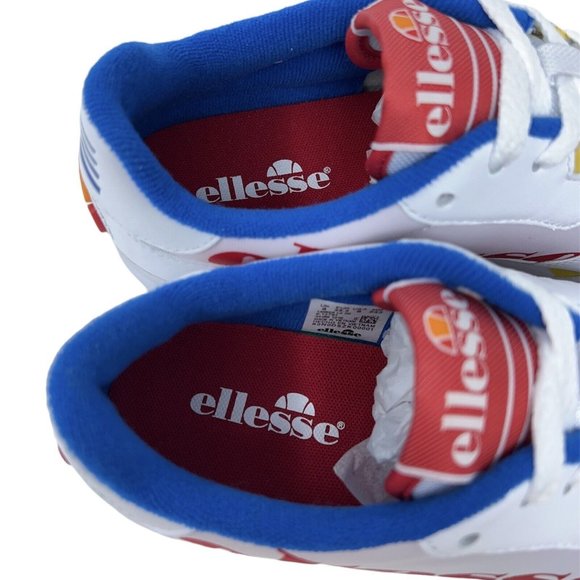 Ellesse Men’s Tanker LO OG LTHR AF White Athletic Sneakers Lace Up Shoes 7 New - Picture 10 of 12